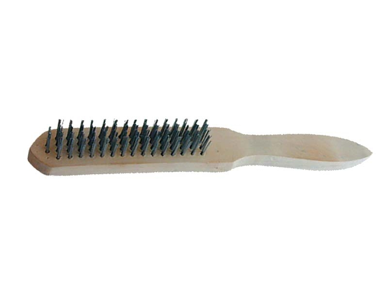 Drahtbürste Modeco Mn-69-015 5 Reihen Holzgriff Stahl