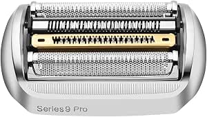 Ersatz-scherköpfe 94m (silber), Kompatibel Mit Braun Series 9 Pro Folienscherköpfen 9420s, 9465cc, 9477cc Und 9485cc.