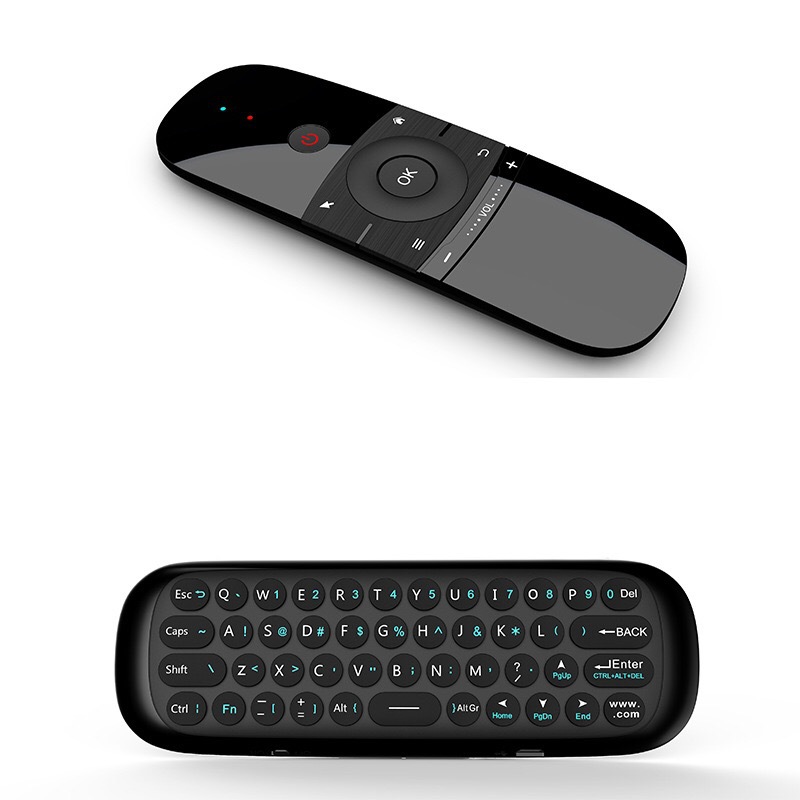 W1 Air Mouse Fernbedienung, 2,4 Ghz Drahtlose Mini-tastatur Mit Sprachsteuerung, Kompatibel Mit Pcs Und Android Tv-boxen.