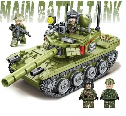 Bausatz Eines Panzers Vom Typ 85 Aus Dem Zweiten Weltkrieg (beinhaltet Zwei Minifiguren Ein Set)