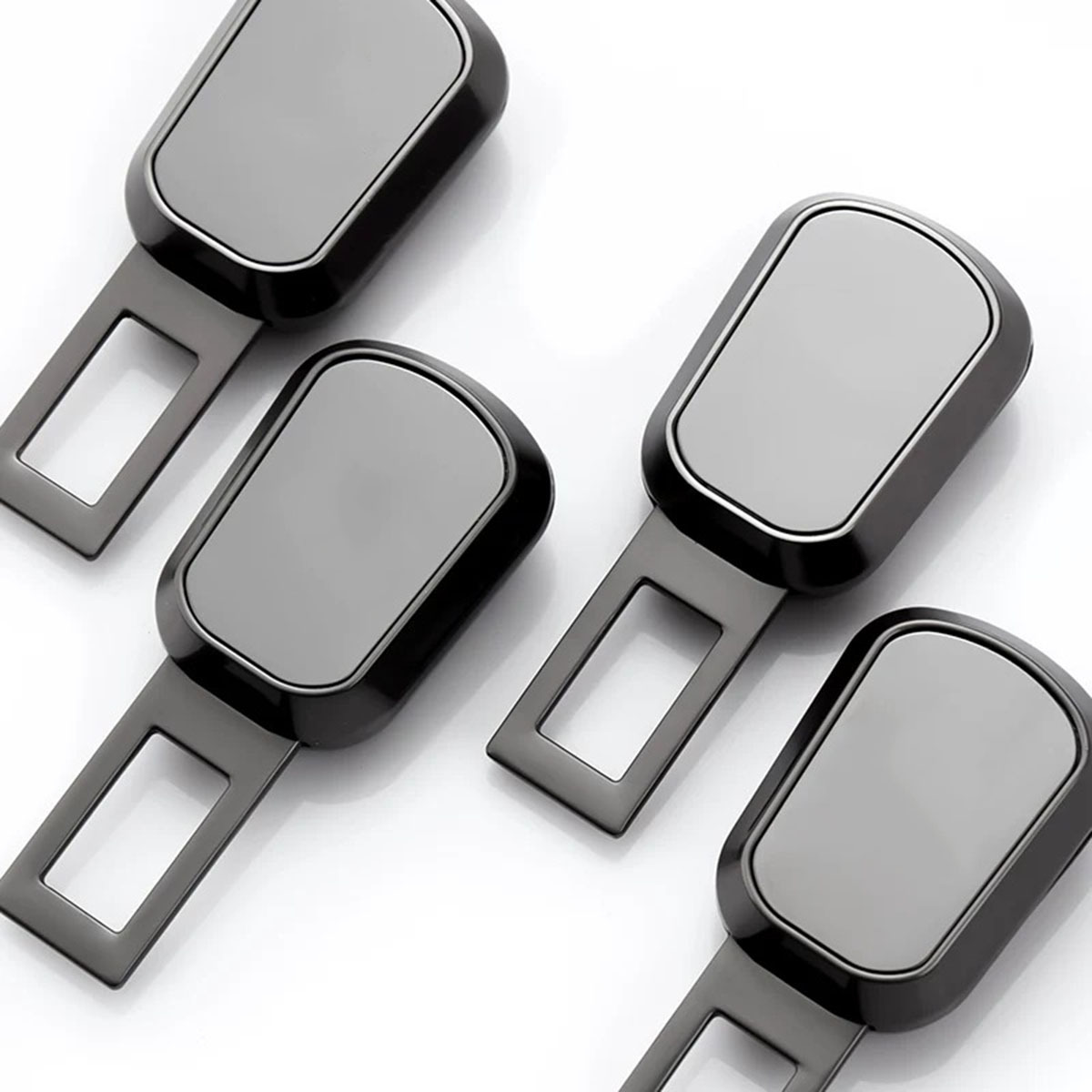 Set Aus 4 Kfz-verlängerungsschlaufen (93,5 Cm), Sicherheitsgurt-einführungsverriegelungsverbindern Aus Aluminiumlegierung, Universellen Fahrzeugadaptern.