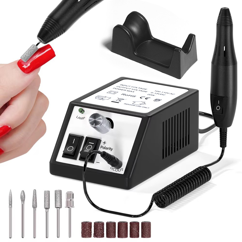 Professionelle Elektrische Nagelfeile Und Poliermaschine, Geeignet Für Acrylnägel, Maniküre, Pediküre Und Nagelkunst.