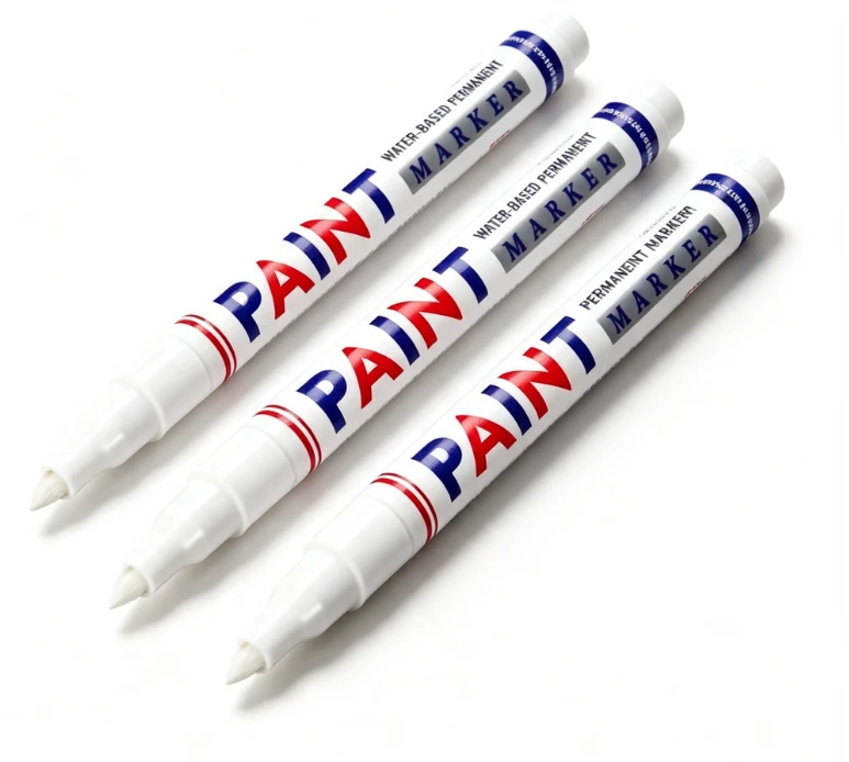 Wasserfester Weißer Marker Für Grabsteine, Zur Restaurierung Verblasster Inschriften.