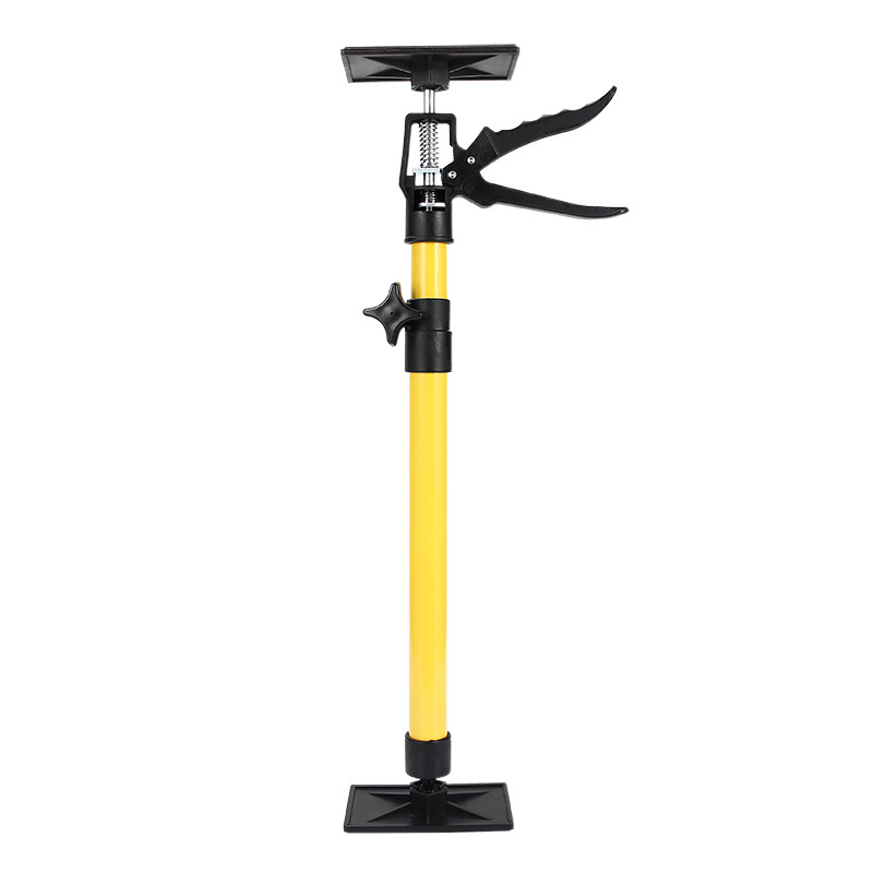 Gelber Teleskop-stützfuß 30-59 Cm – Verstellbar, 360° Drehbar, Schnellverschluss, 20 Kg (1 Stück)