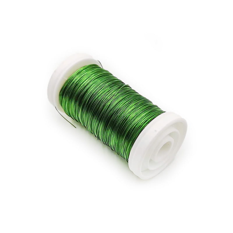 Blumendraht – Glatt – Grün – 100 M