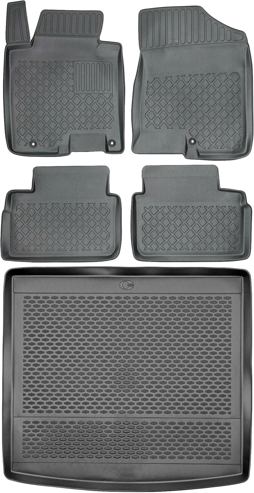 Kia Ceed Ii Kombi (2012–2018) – Set – Fußmatten + Kofferraummatte