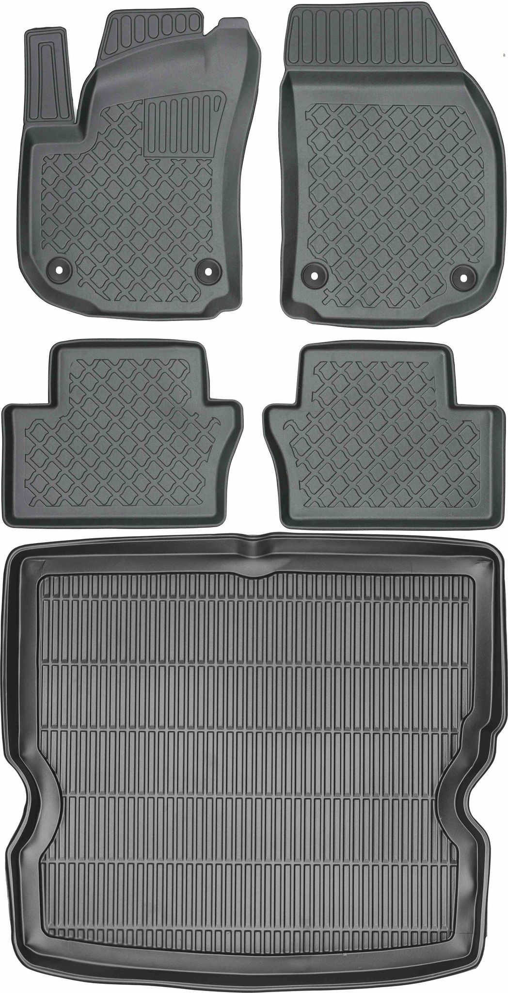Opel Zafira B Minivan (2005–2012) – Set: Automatten + Kofferraummatte