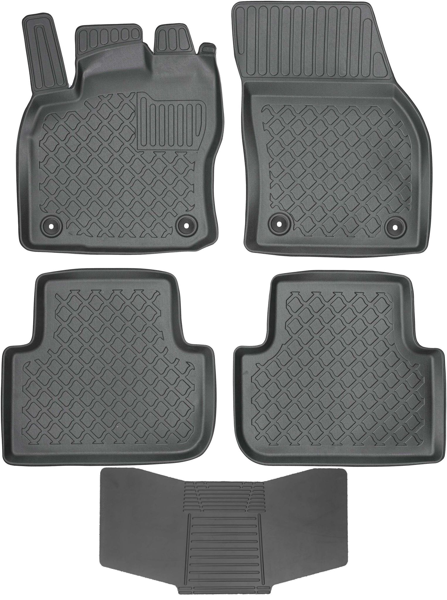 Fußmatten Aristar 603416 + Abdeckung 251992 – Vw Tiguan Ii 2016–2023, Halterung Av2 Vorne