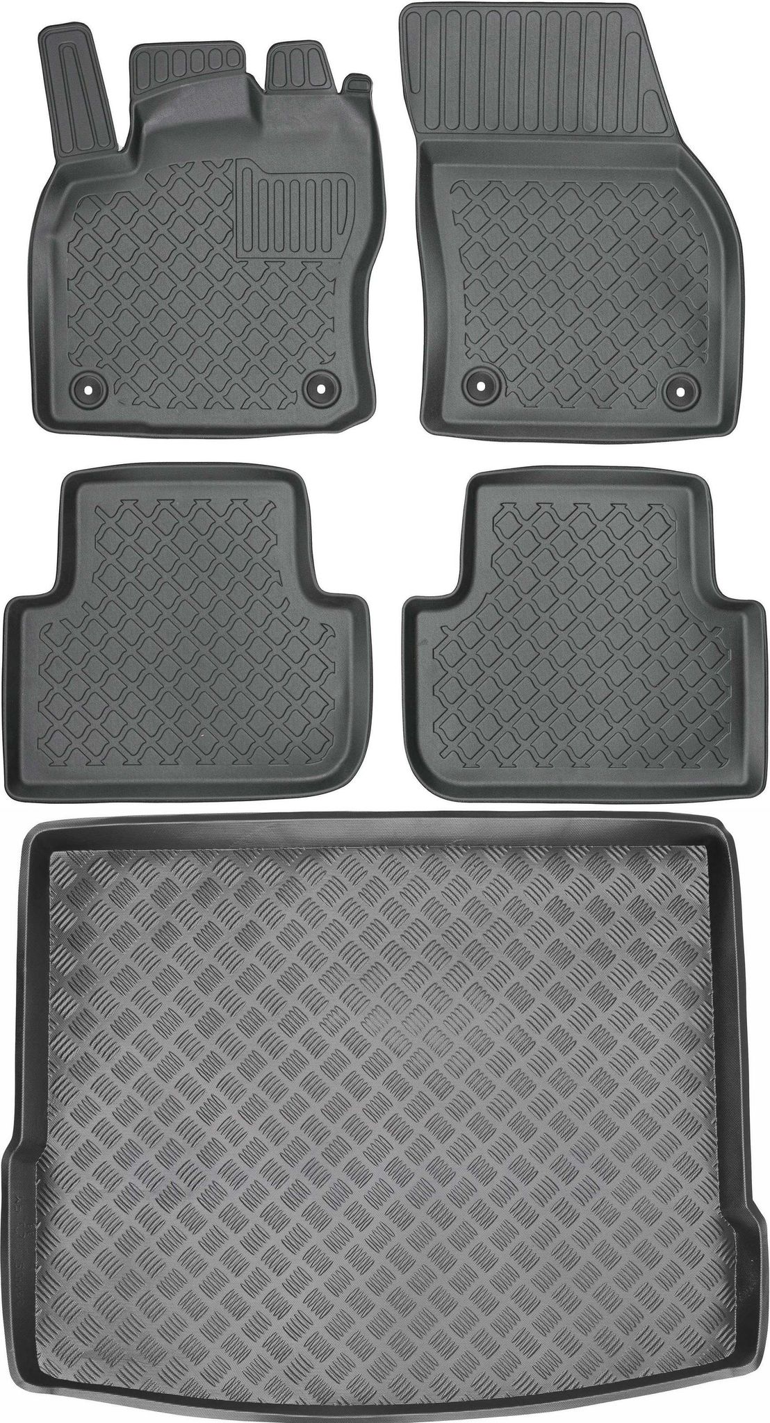 Volkswagen Tiguan Ii Suv Ab 2016 Set - Automatten + Kofferraummatte