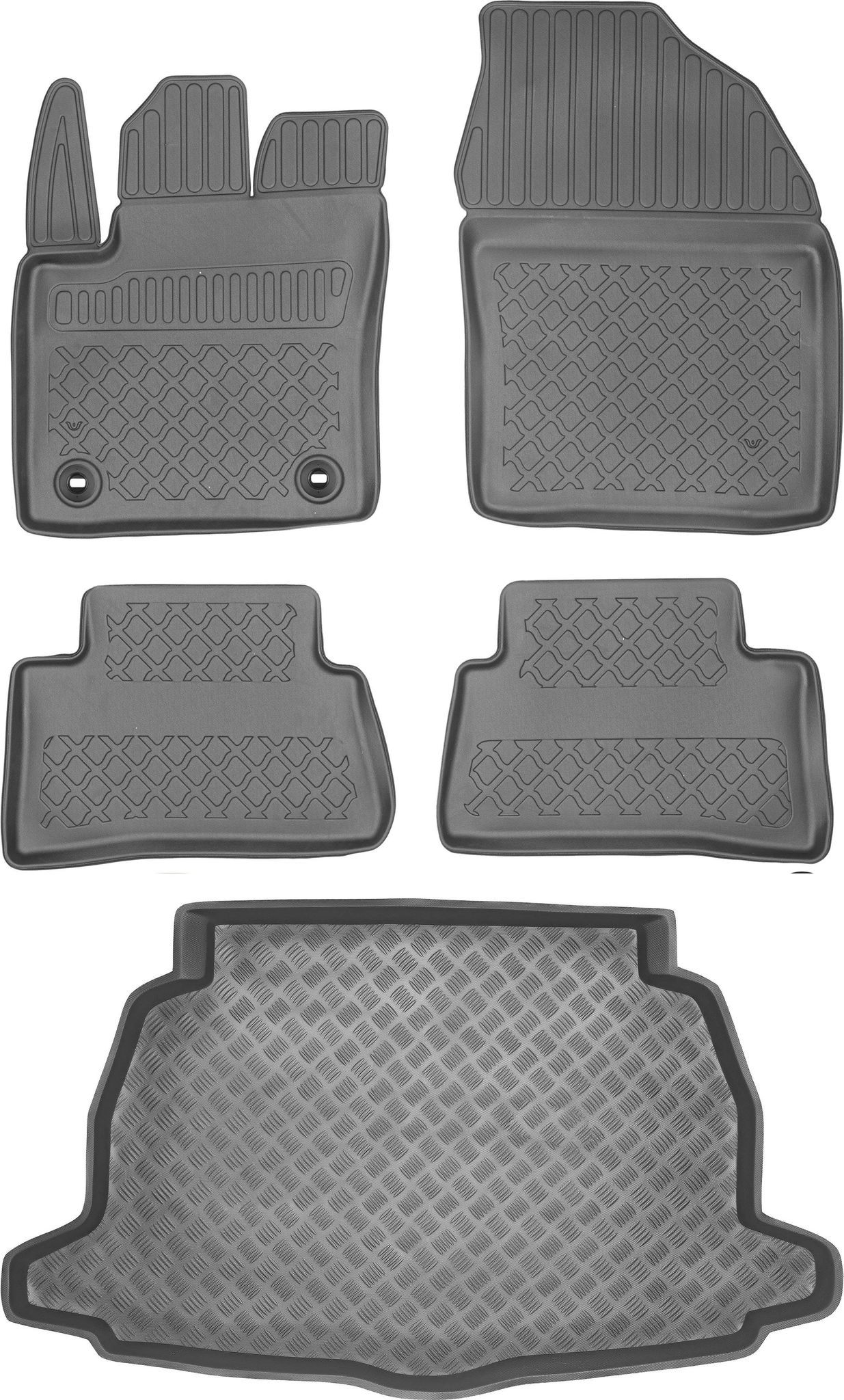 Toyota Ch-r Crossover Ab 2016 Set - Automatten + Kofferraummatte
