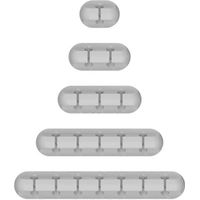 Selbstklebender Kabelhalter Mit 3/5 Clips, Kabelorganisator Und Befestigungsclips.