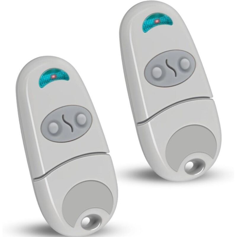 Flammkraft Garagentor-fernbedienung 433,92 Mhz, 2 Stück, 2 Kanäle, Kompatibel Mit Top-432ev/ee/na, Fernbedienung Für Garagentor Und Einfahrtstor