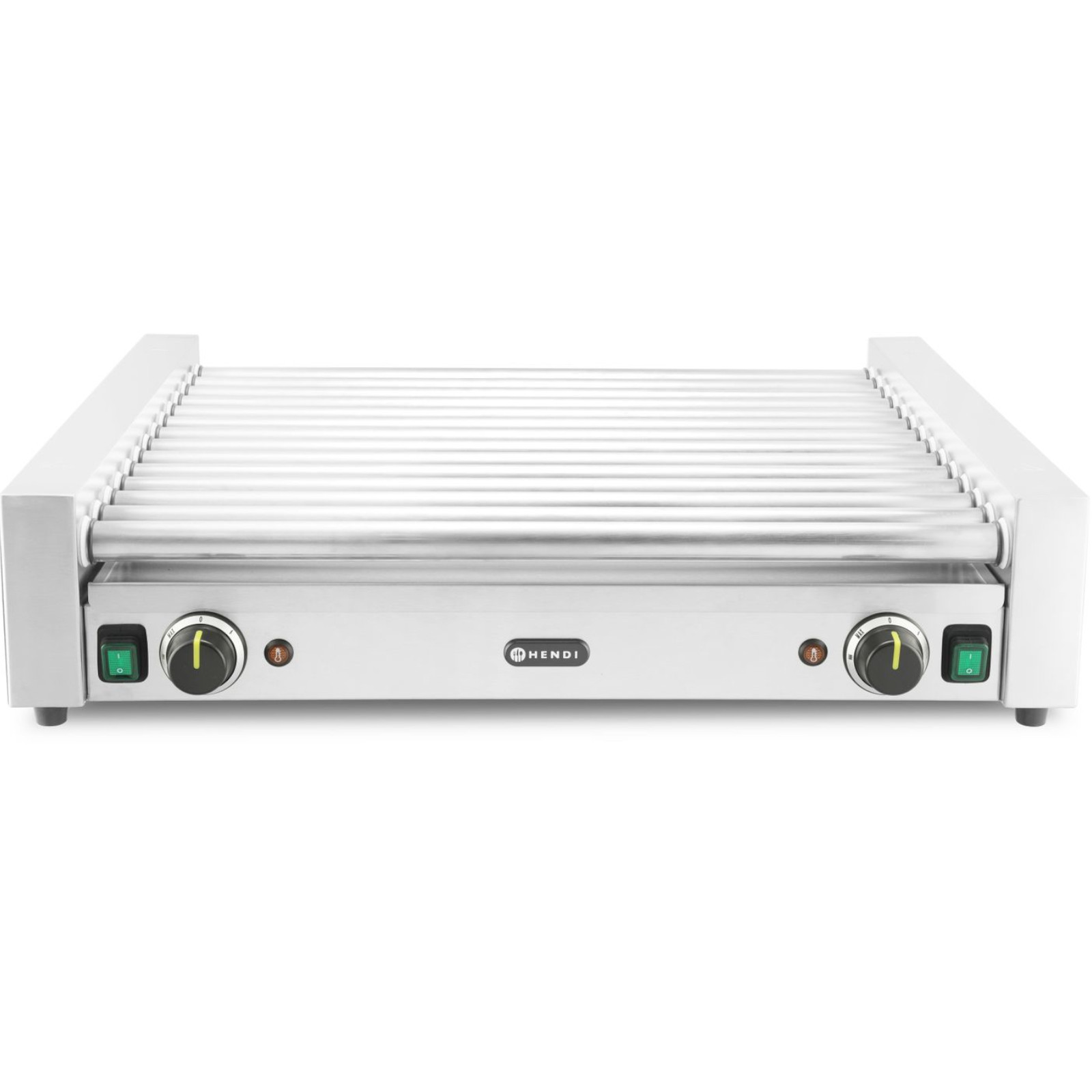 Rollengrill Für Hotdogs, Xl Mit Zwei Zonen, 14 Rollen, 65 Cm, 2000 W