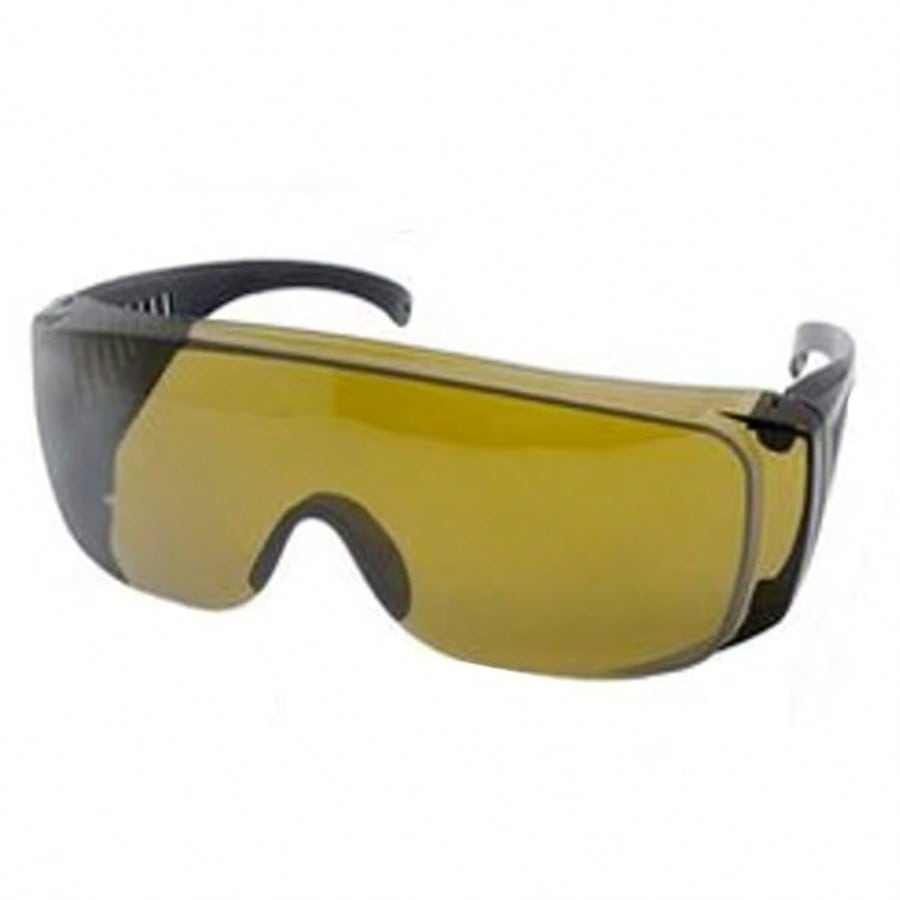 Schutzbrille, Arbeitsschutzbrille, Farbe: Gelb