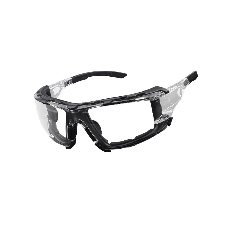 Schutzbrille Für Die Arbeit, Kratzfest, Beschlagfrei, Rundumschutz, Einzigartiges Und Modernes Design, Für Damen Und Herren (schwarz)