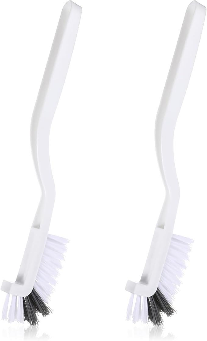 Set Mit 2 Küchenbürsten, Eckreinigungsbürsten, Für Spülbecken, Geschirr, Töpfe, Ecken Und Kleine Zwischenräume Mit Steifen Borsten