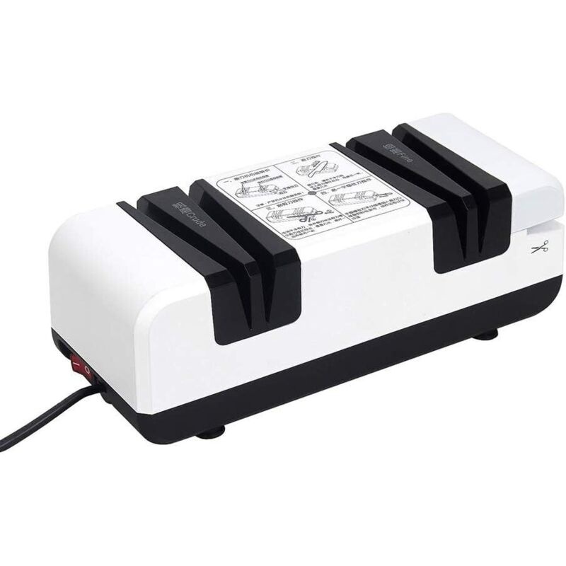 Elektrischer Messerschärfer (220 V) – Schnelles Schärfen Von Messern Und Scheren – Leiser Motor (2800 U/min) – Kompakt Und Leicht