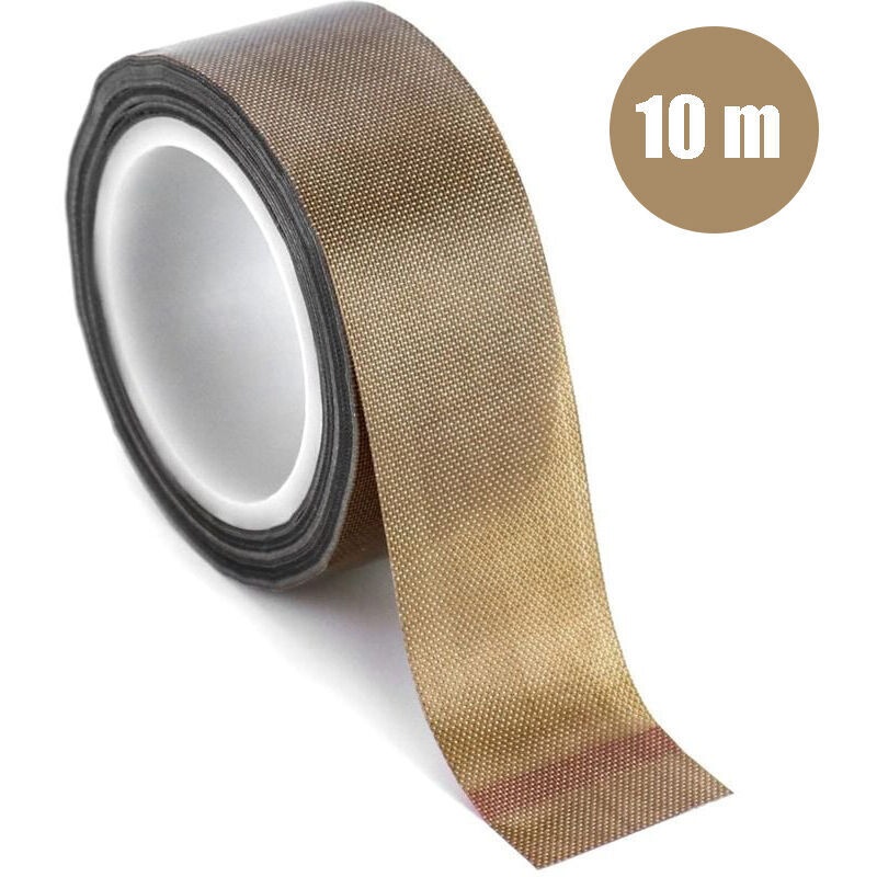 1 Stück Hochtemperatur-klebeband, Teflonband, 25 Mm X 10 M, Dicke 0,13 Mm, Hochtemperatur-klebeband, Teflon-klebeband, Für Vakuumiergeräte