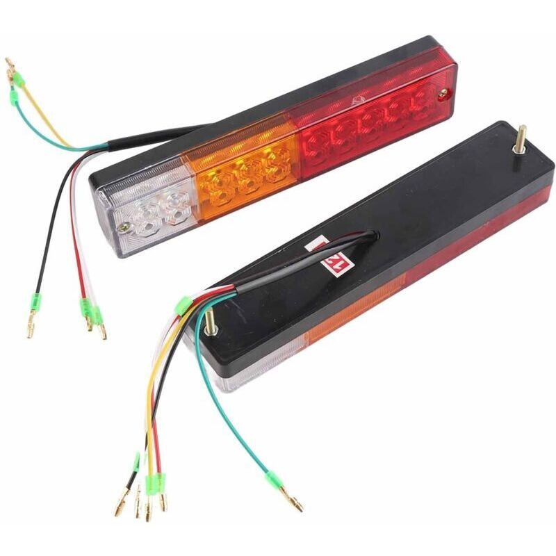 2 Stück Led-rückleuchten Für Lkw, Anhänger, Wohnwagen, 12v-blinker,