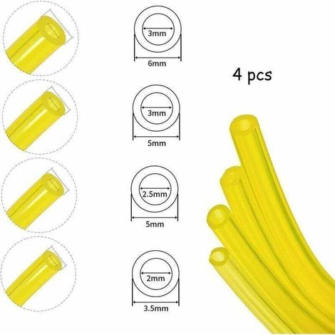 Kraftstoffschlauch-set 4-teilig Kraftstoffschlauch 1,5 Meter Kraftstoffschlauch Für Laubbläser, Trimmer, Kettensäge, Freischneider, Hochleistungs-flex-kraftstoffschlauch.