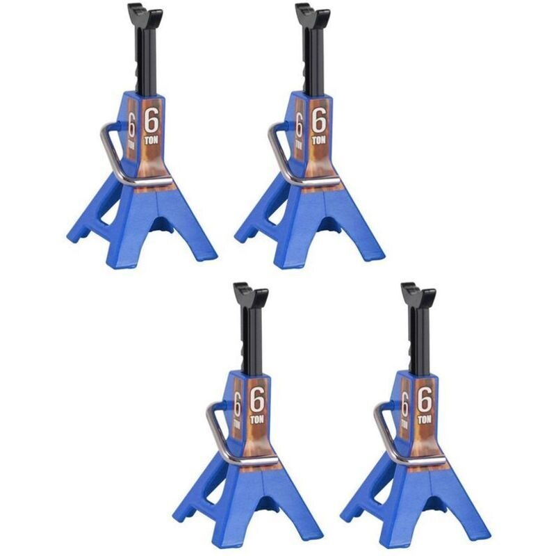 4 Stück Metall-höhenverstellbarer 6-tonnen-wagenheber-reparaturständer Für 1/10 Ferngesteuerte Crawler-autos Axial Scx10 90046 Traxxas Trx4 Trx6 D90,3.