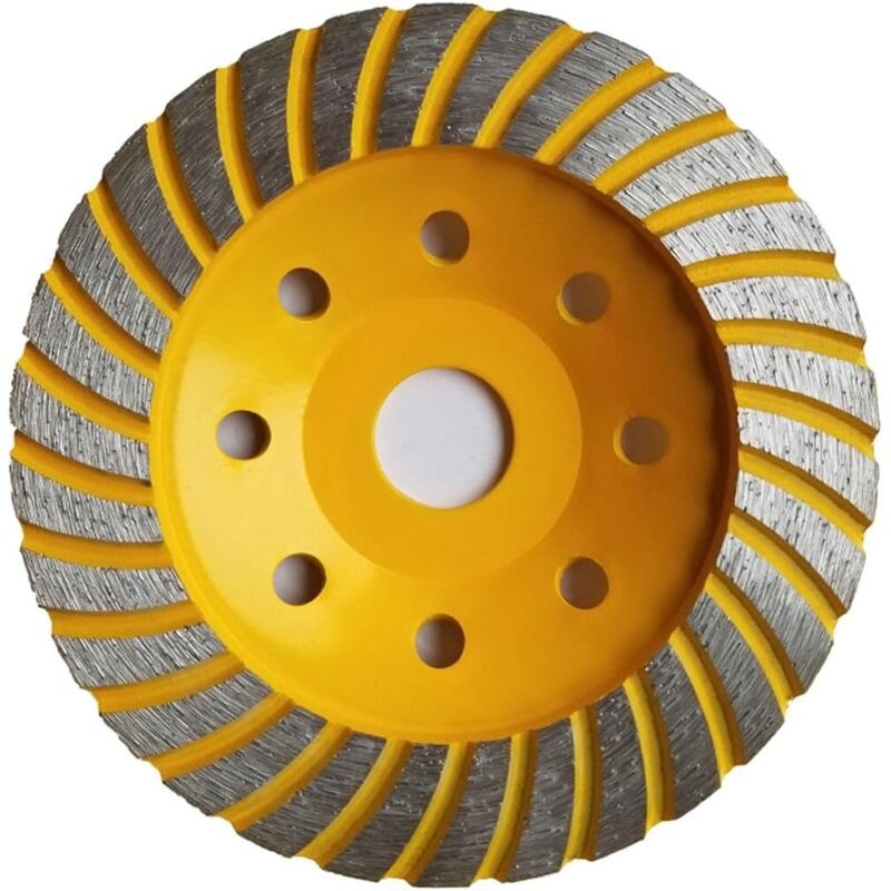 125 Mm Diamant-schleifscheibe – 22,2 Mm Bohrung – Für Winkelschleifer – Schleifen Von Beton, Granit, Stein, Mauerwerk – Sinterd Turbo