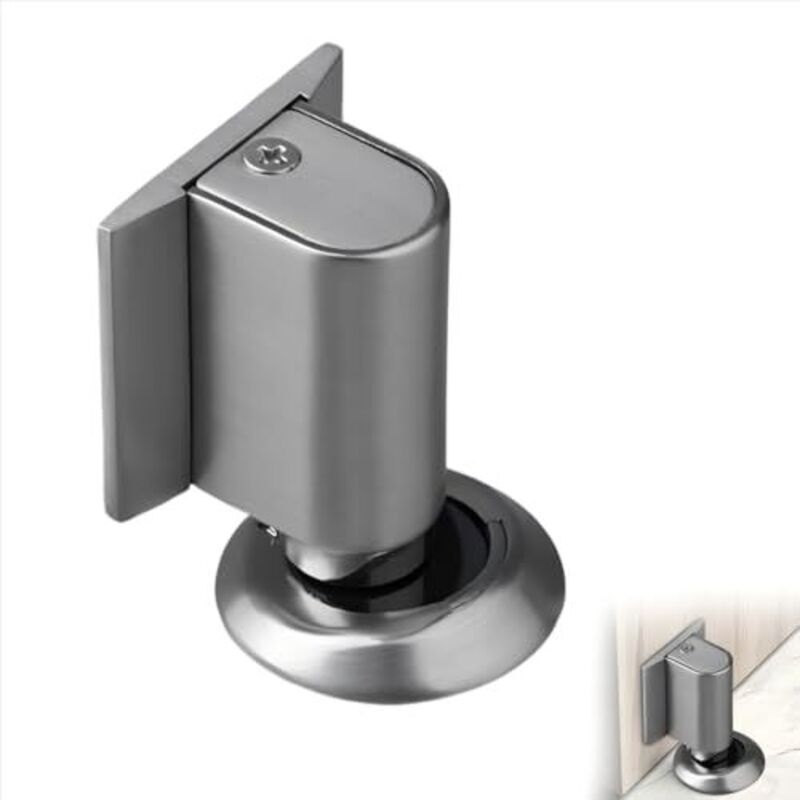 Magnetischer Türstopper Für Den Boden (neu) – Magnetischer Türstopper Mit Klebeband Und Schrauben, Selbstklebender Türdämpfer, Wandschutz, Türstütze Fürs Schlafzimmer