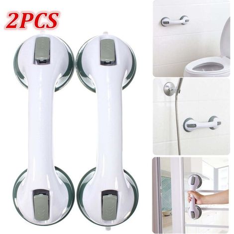 Duschhaltegriff Mit Starken Saugnäpfen – 30,5 X 8,9 Cm – Sichert Badewanne Und Dusche – Einfache Montage Ohne Bohren