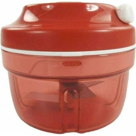 Turbo-chef D158 Zwiebelschneider – Rot – Leistungsstarker Motor Für Schnelles Zerkleinern – Kompaktes Design Für Moderne Küchen