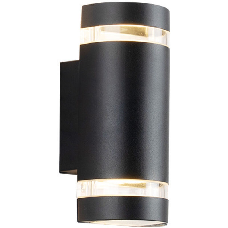 Moderne D-förmige Außenwandleuchte Mit Aluminiumrahmen – 17 Cm X 12 Cm X 6 Cm, Leuchtmittel Nicht Enthalten
