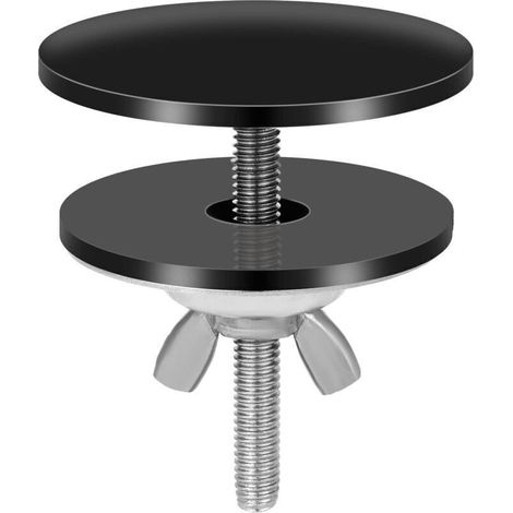 Schwarzer Wasserhahn-abdeckstopfen, 5 Cm Edelstahl-spülbecken-wasserhahn-abdeckstopfen, Wasserdichter Spülbecken-abdeckstopfen, Schwarzer Küchenspülen-abdeckstopfen Für Spülbecken-wasserhahn-abdecksto