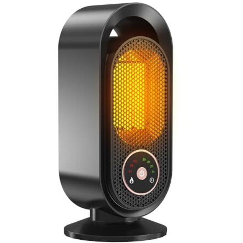 Energiesparender Heizlüfter, 800 W/1500 W, Einstellbare Konstante Temperatur, Kleiner Tragbarer Heizlüfter, Überhitzungs- Und Kippschutz