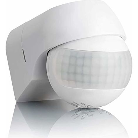 Infrarot-bewegungsmelder Für Den Außenbereich – 30 M Reichweite – 180° Erfassungswinkel – Einfache Installation Für Led- Und Glühlampen