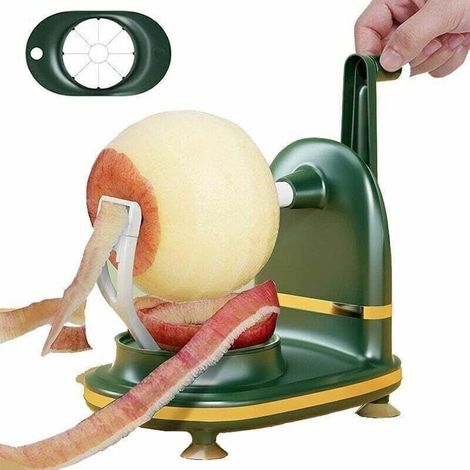 Handbetriebener Gemüseschäler Mit Rotationskurbel, Geeignet Für Gemüse, Runde Kartoffeln, Runde Äpfel, Mit Apfelschneider, Leicht Zu Reinigen.