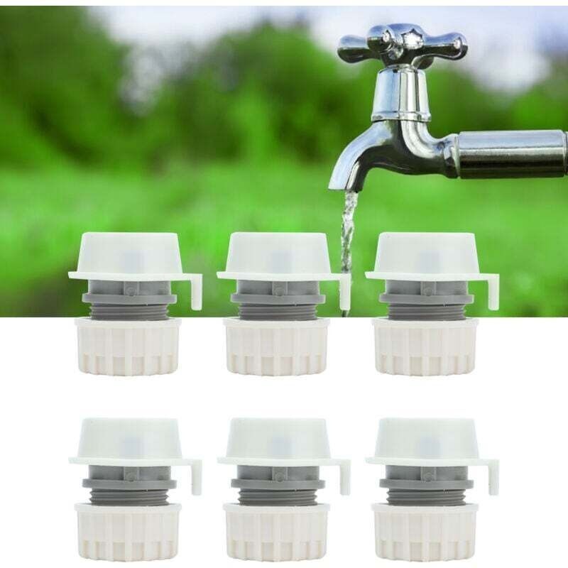 8 Stück. Waschmaschinenanschlussadapter, G1/2 Verriegelungstyp, Schnellanschluss-wasserhahnschlauchverschraubung.