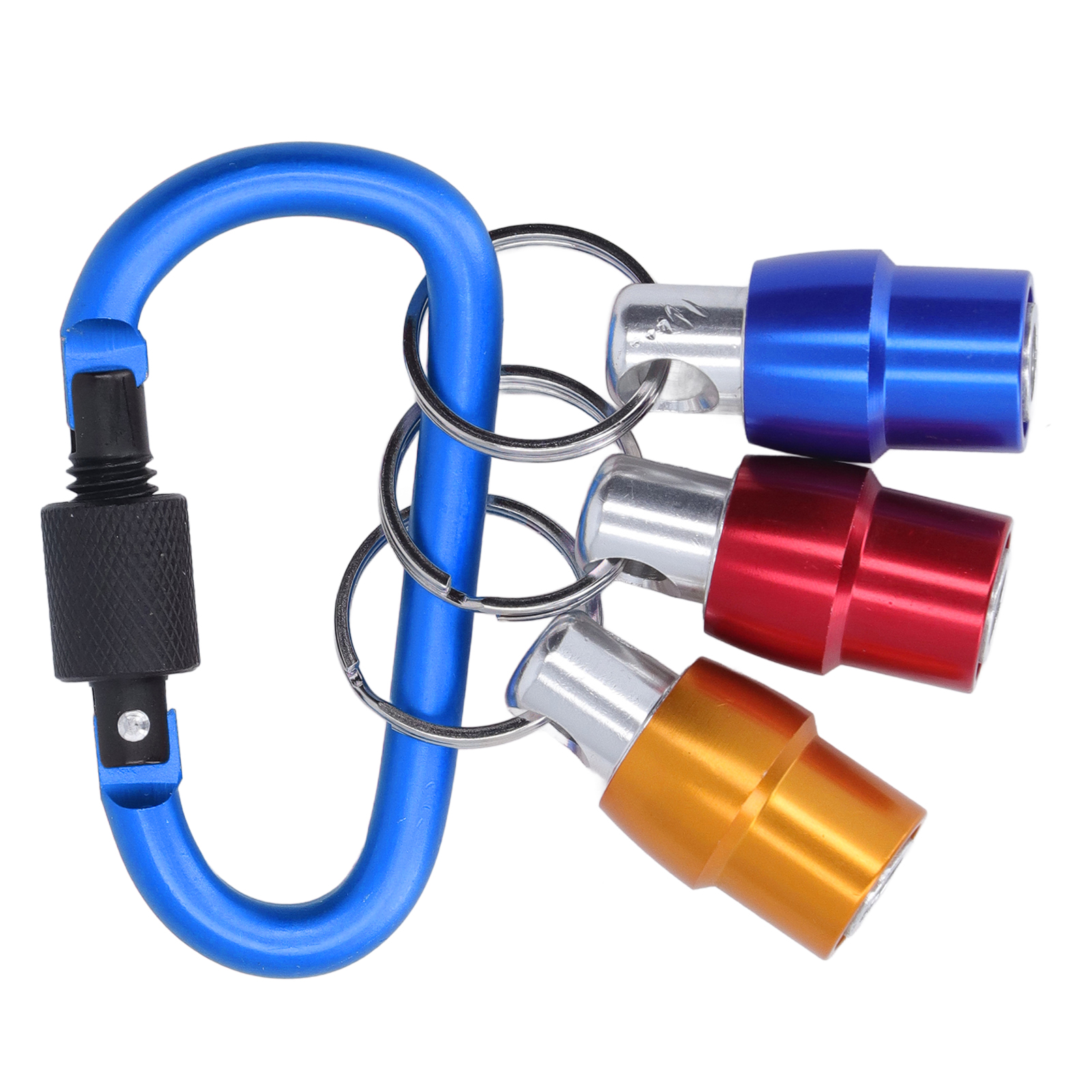 Sechskant-schraubendreher-bithalter, 3 Farben, Schnellwechselsystem, 1/4"-bohrerhalter, Blau