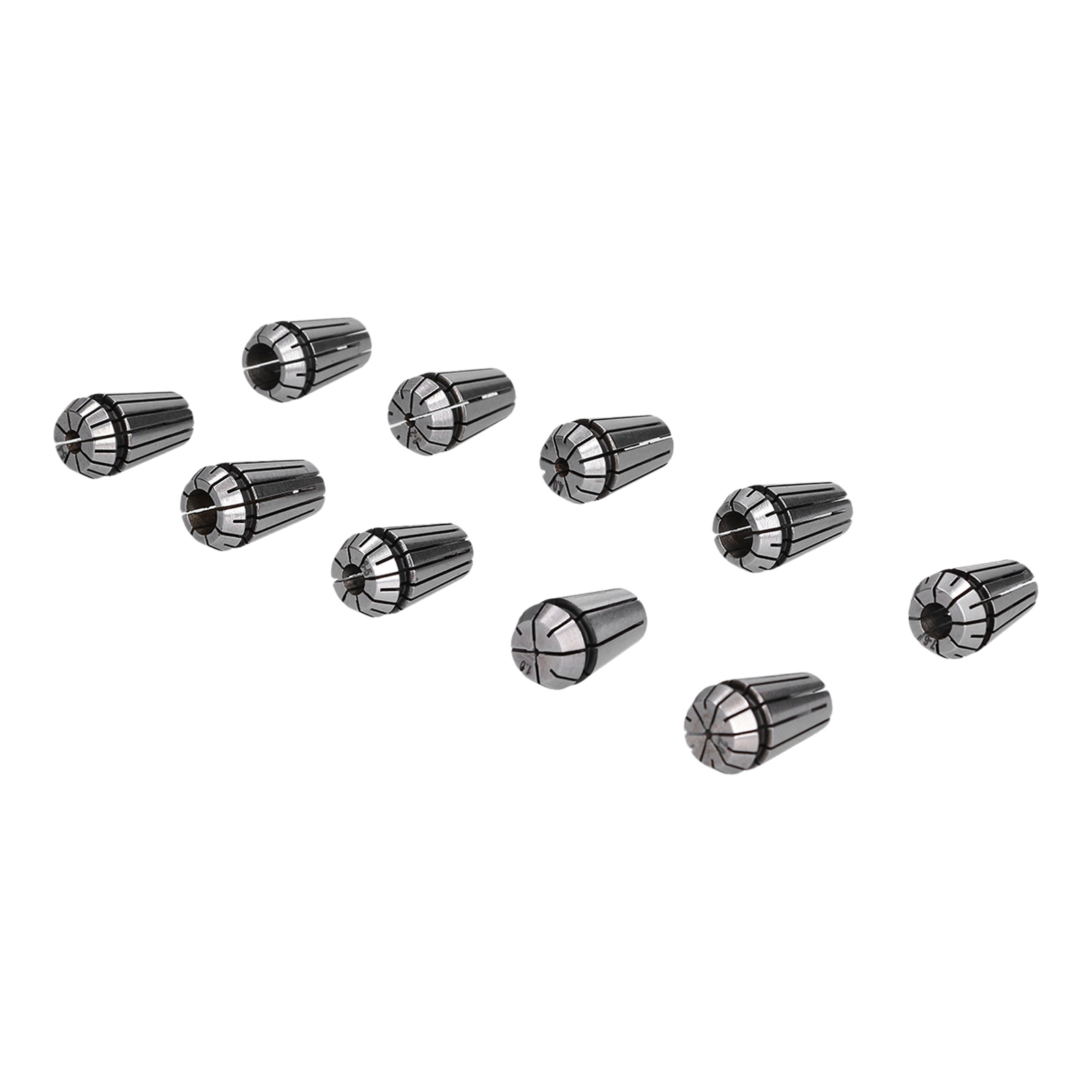 Satz Mit 10 Er16-federspannfuttern Aus Hochgeschwindigkeitsstahl Für Cnc-graviermaschinen, Fräsmaschinen Und Drehmaschinen
