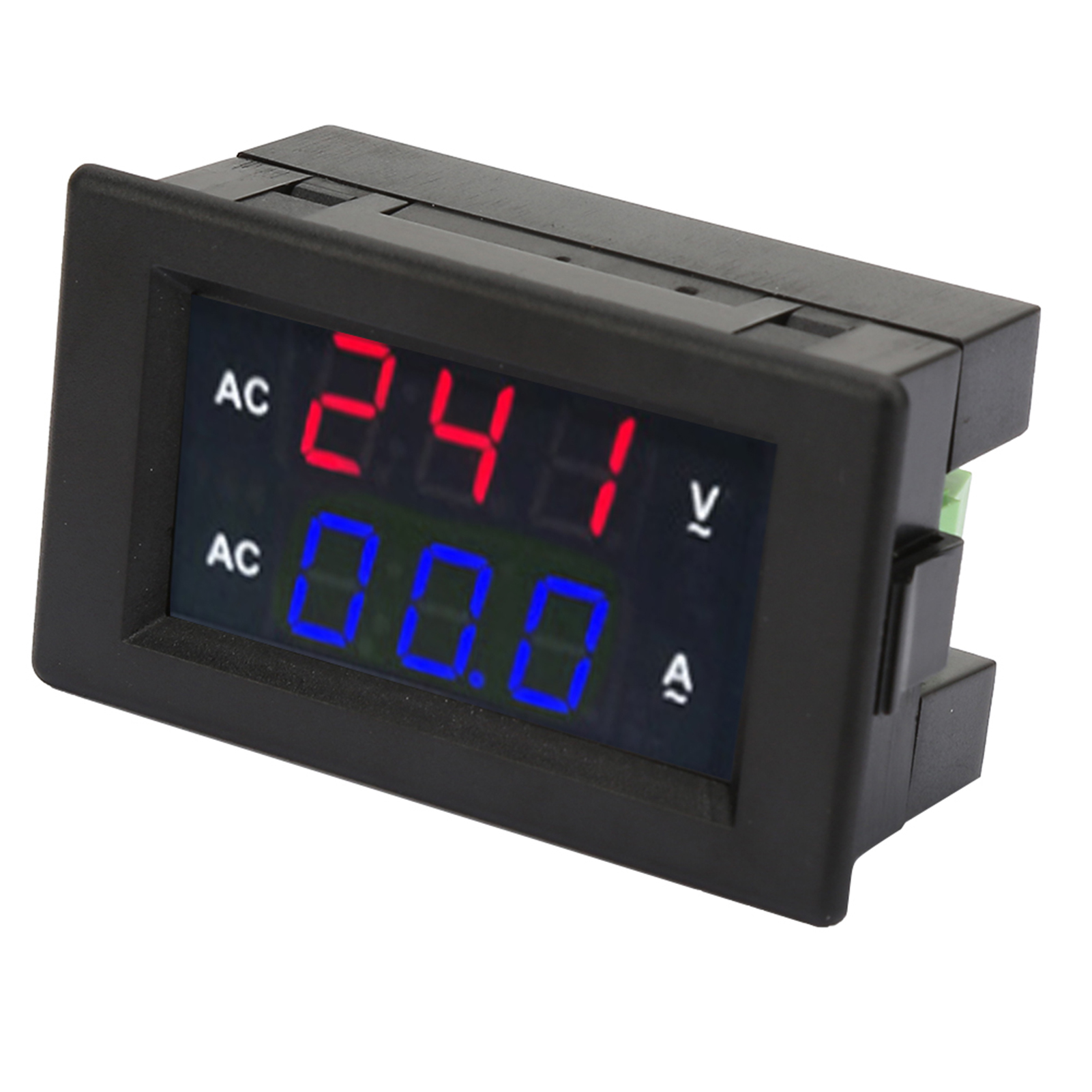 Digitales Voltmeter Mit Led-anzeige Ac 100300v, Amperemeter 0-50a (rot/blau)