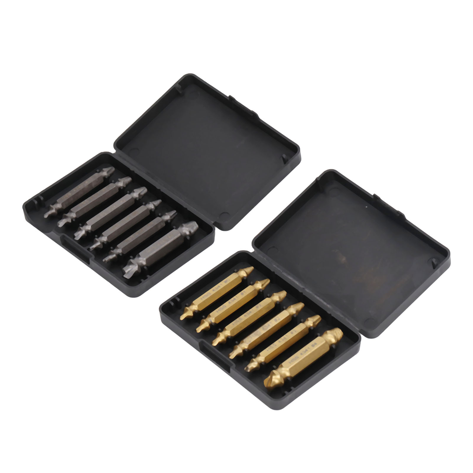 Set Mit 12 Hochharten Hss-schraubenausdrehern Für Beschädigte Schrauben
