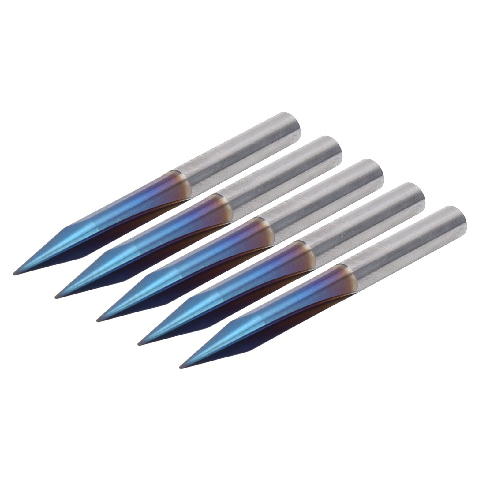 5 V-förmige Gravierstichel, Gerade, Mit 2 Schneiden, 4 Mm Schaft, Wolframstahl, Schnitzwerkzeuge 4 X 0,4 X 15