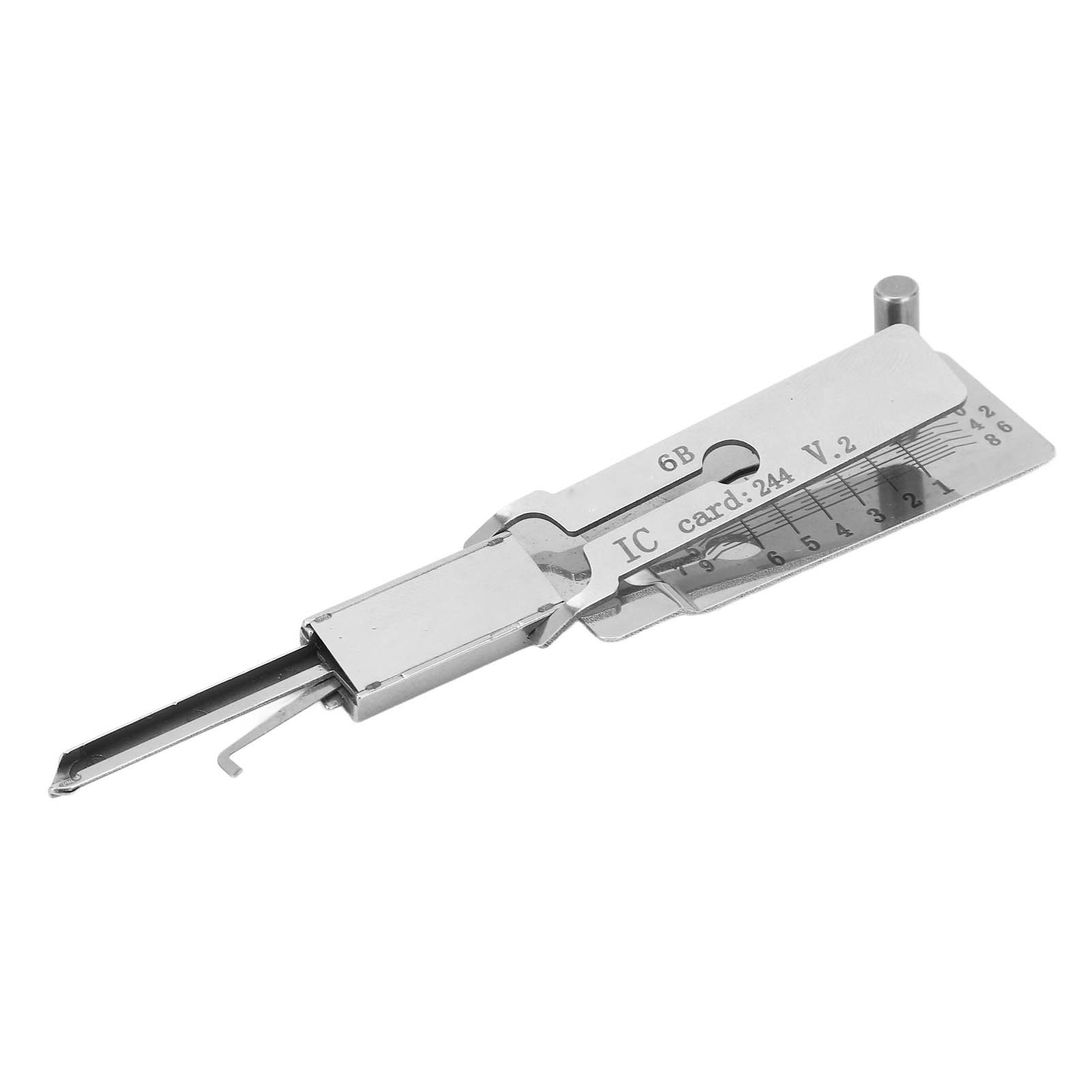 Einkopfiger, 6-reihiger 2-in-1-edelstahl-handdecoder Für Den Zivilen Gebrauch Mit Abhörhaken.
