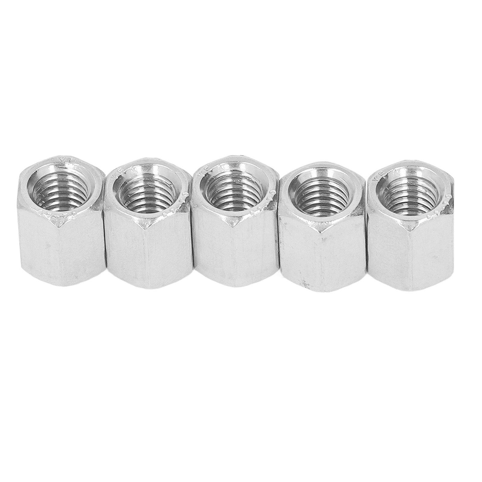 20 M8x1,25 12 L14mm Sechskant-verbindungsmuttern, Gewindestangenverbinder Aus Edelstahl 304