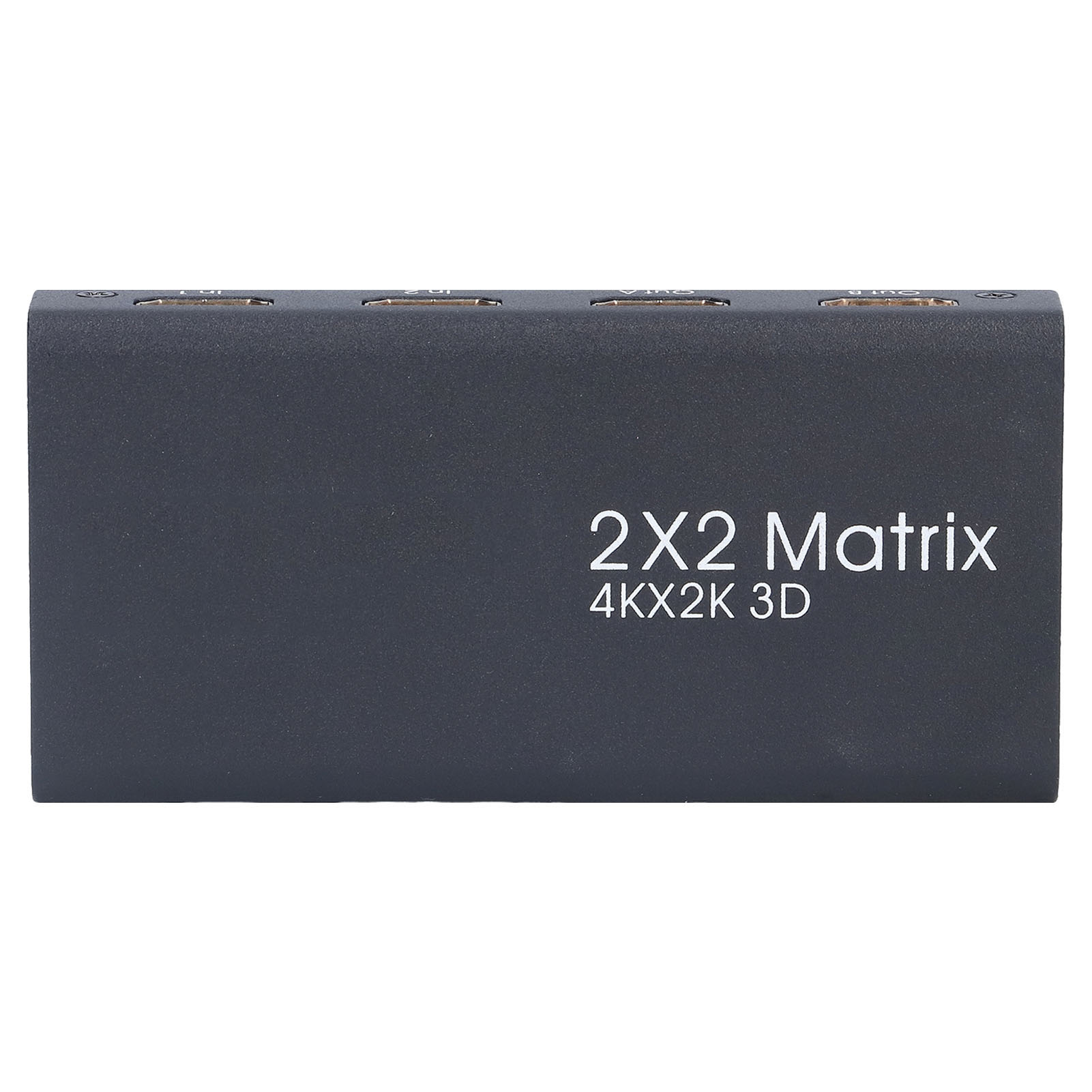 2x2 Hd-multimedia-switch, Kompatibel Mit 4kx2k Bei 30 Hz, 1080p 3d-splitter Mit Infrarot-fernbedienung, 100–240 V Eu-stecker