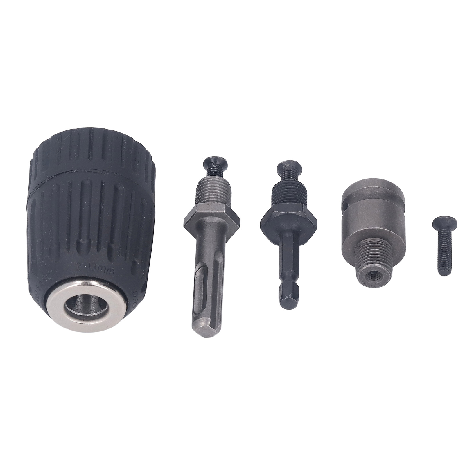 Handbohrfutter-set Aus Abs-legierung, 2-13 Mm Gewinde, Hohe Präzision, Selbstspannend, Mit 3 Holzadaptern.