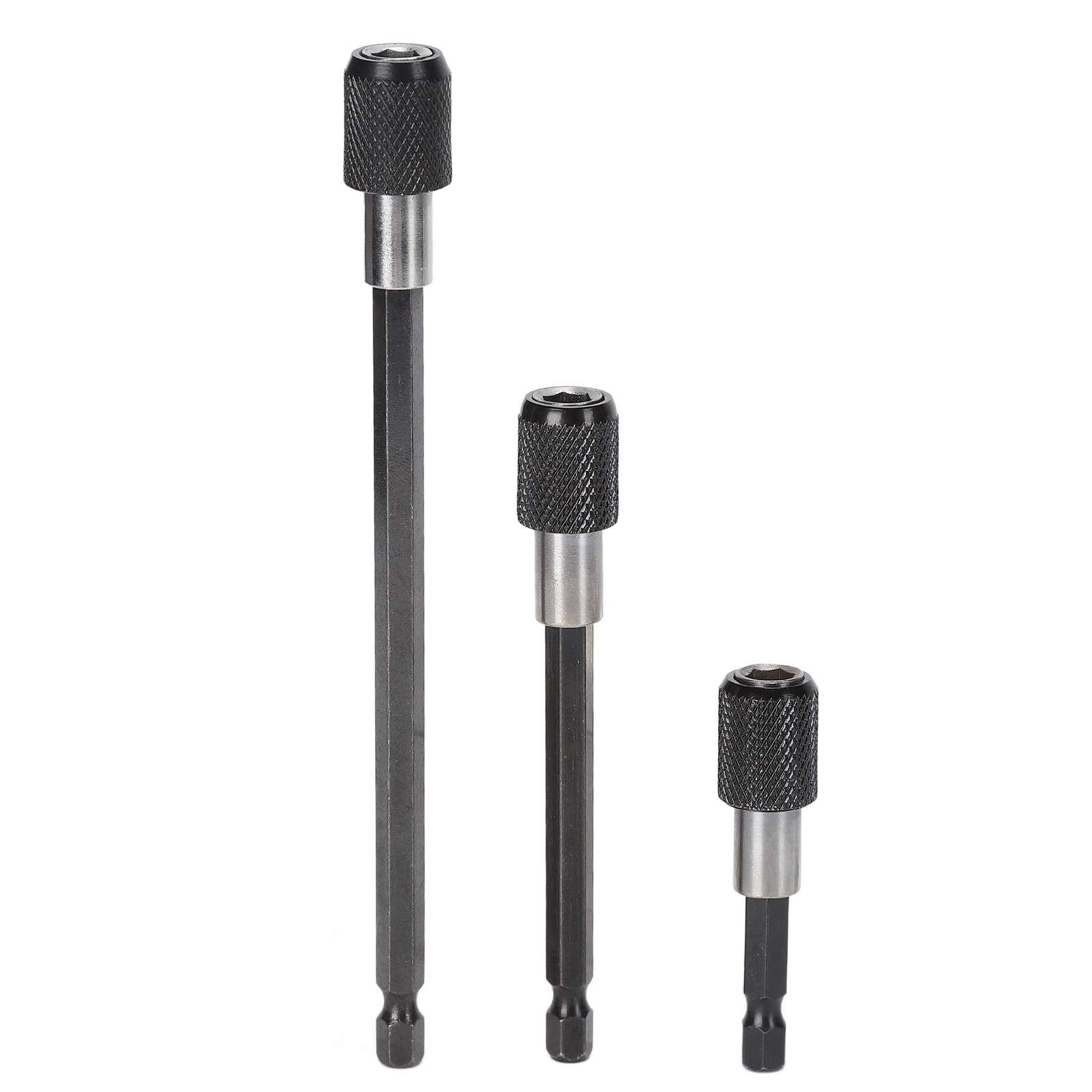 3-teiliger Verlängerungsadapter, 1/4"-sechskantschaft, Magnetisches Schnellspannfutter, Schraubendreher-bithalter