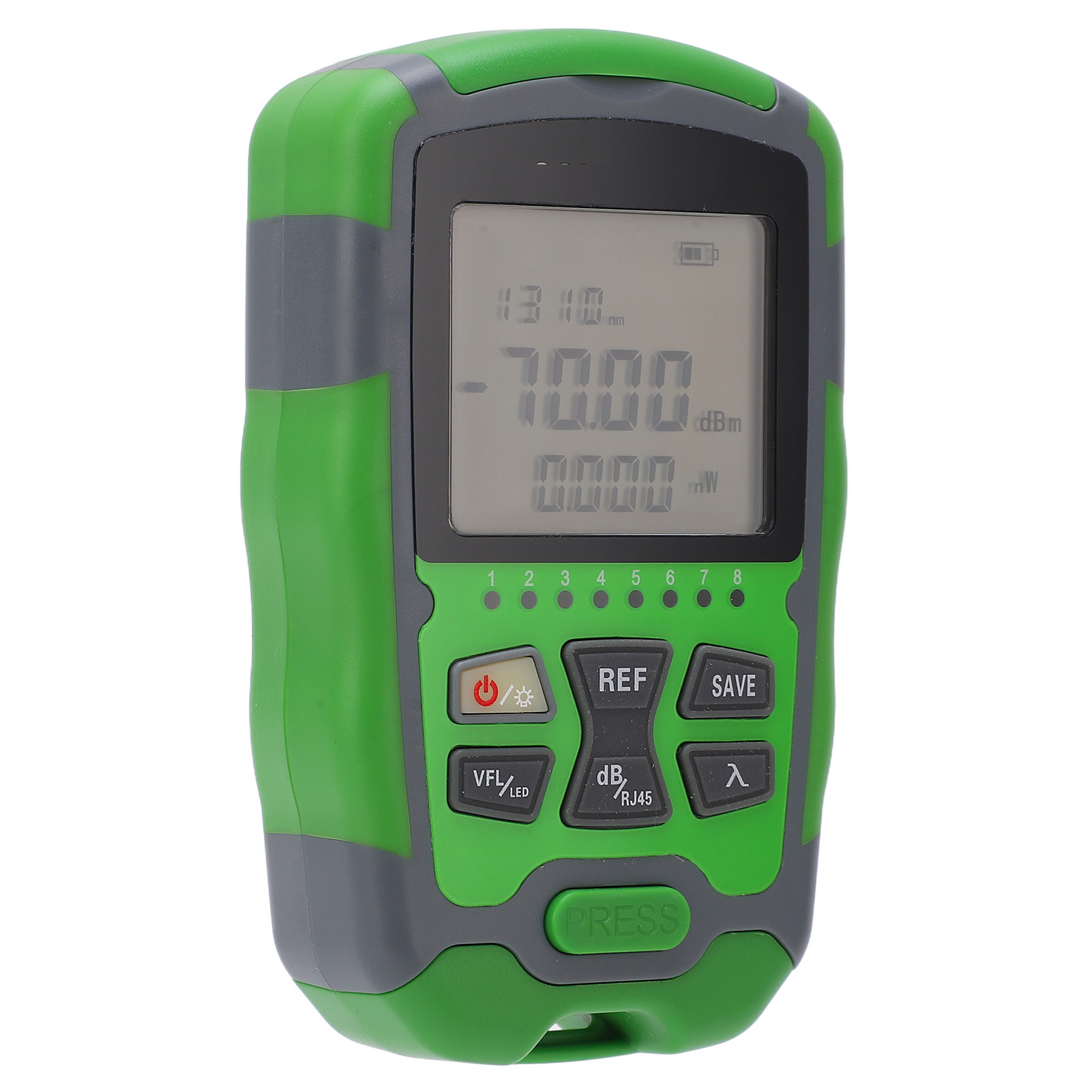 Mini-optik-wattmeter Mit Roter Leuchte, Leistungsprüfer Für Glasfaserkabel, 1 Mw, Mit Usb-ladekabel.