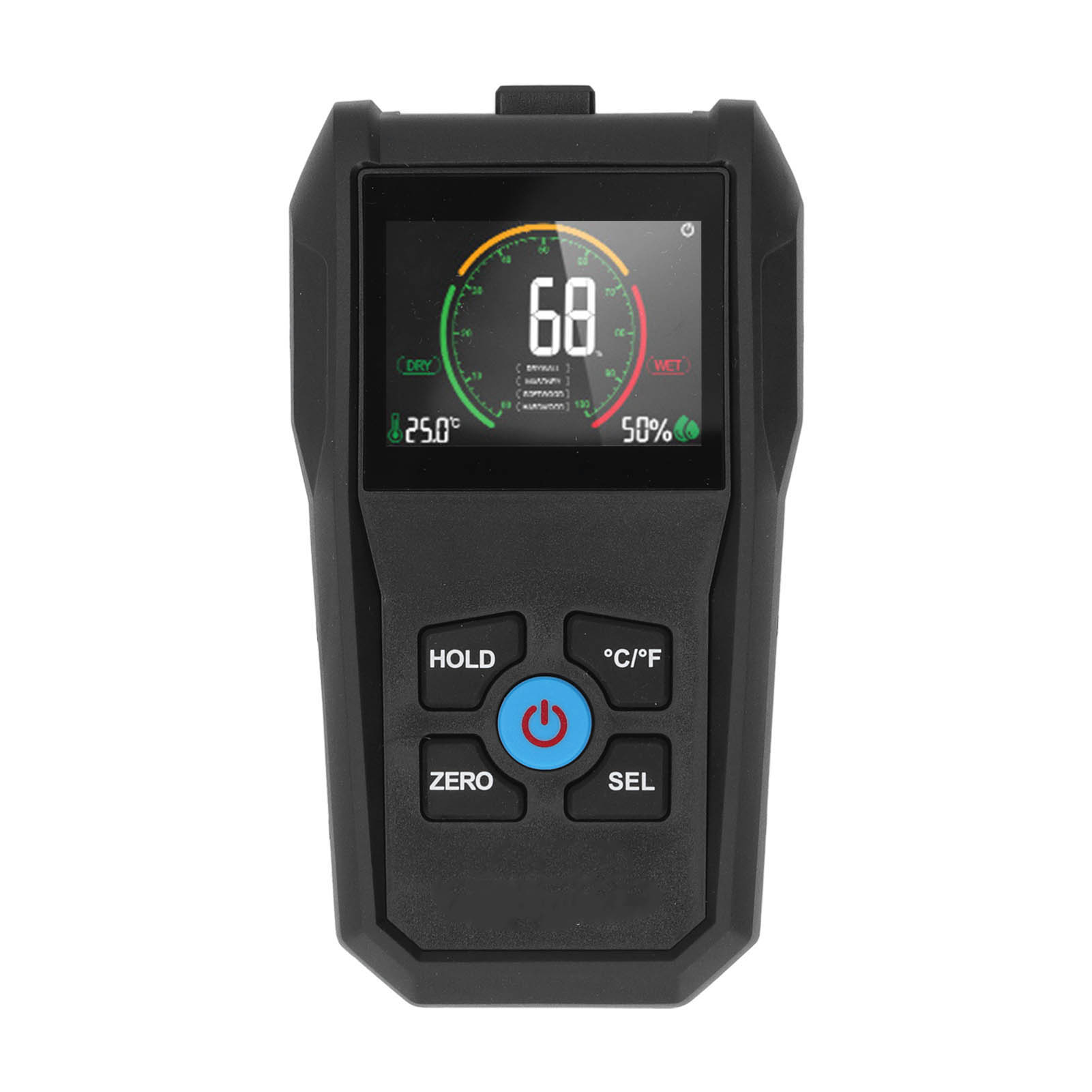 Feuchtigkeitsmessgerät Ohne Stifte Mit 4-in-1-lcd-digitalanzeige, Holzfeuchtedetektor