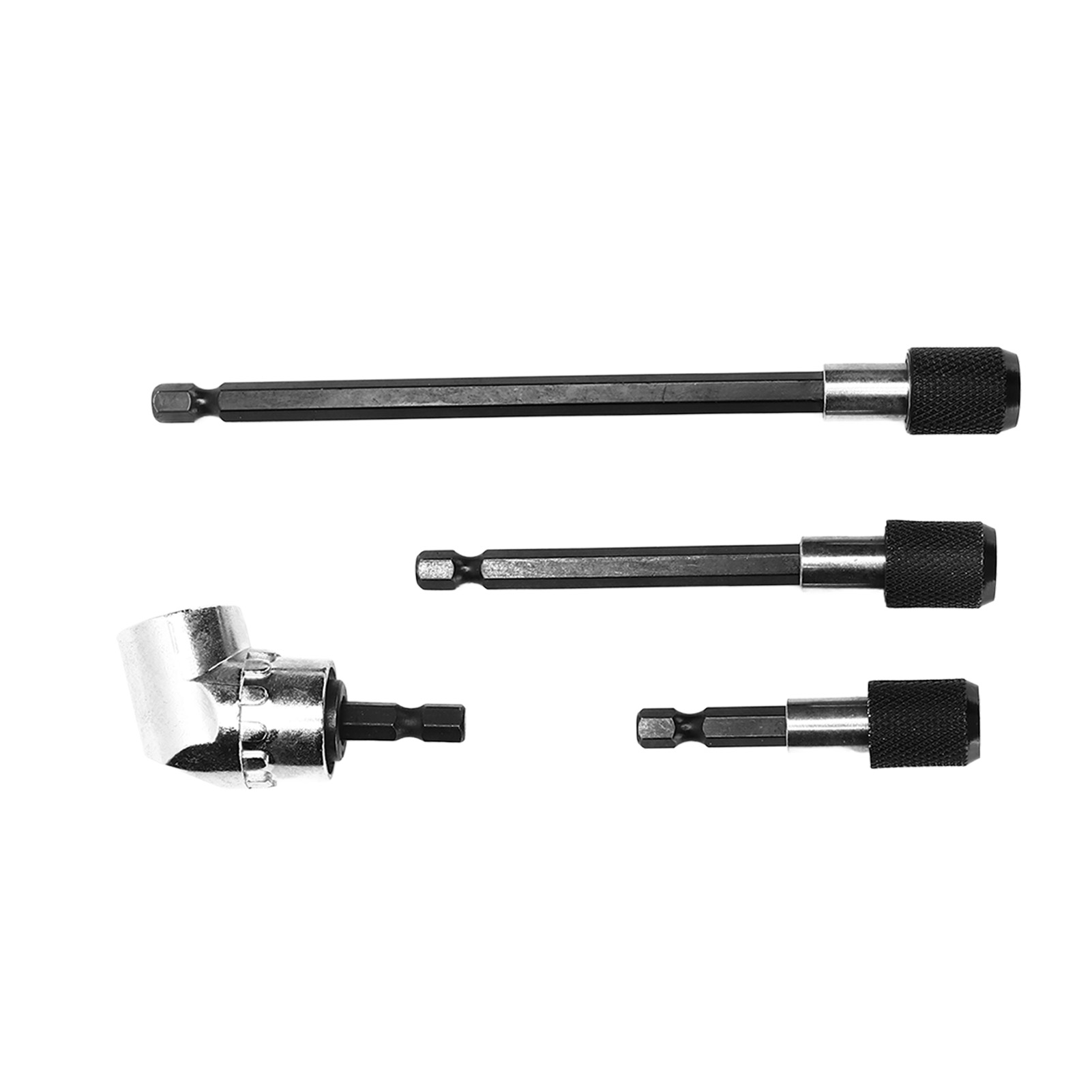 Werkzeugset Inklusive 4 Magnetischer Bohrerverlängerungen, 6,35 Mm (1/4 Zoll) Sechskantschaft, 105° Verstellbarer Adapter.
