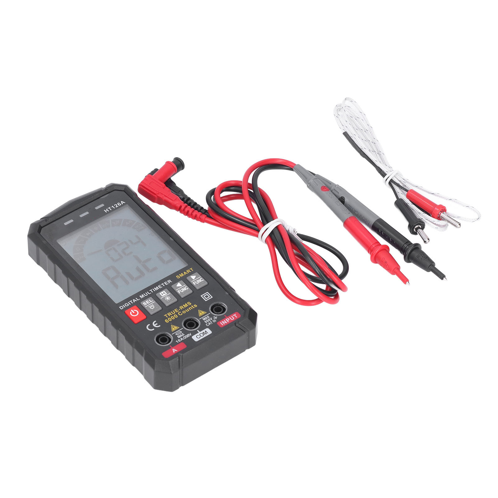 Ht126a Digitalmultimeter, Genauigkeit Bis Zu 4000 Zählern, Zur Messung Von Wechsel- Und Gleichspannung, Strom Und Widerstand Sowie Frequenz Und Kapazität.