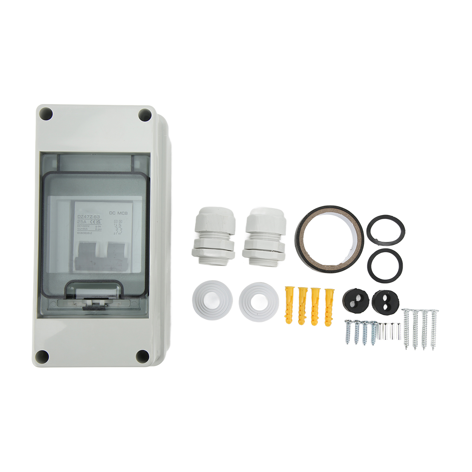 Miniatur-gleichstrom-leistungsschalter 2p 25a Ip65 Pa66 Für Netzunabhängige Solaranlagen 1000v